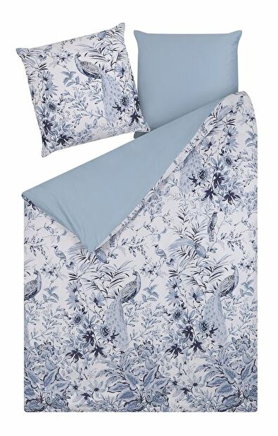 Posteljina 135 x 200 cm Brisa (plava) (u kompletu s jastučnicama)
