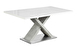 Blagovaonski stol Farnali (bijeli sjaj + beton)