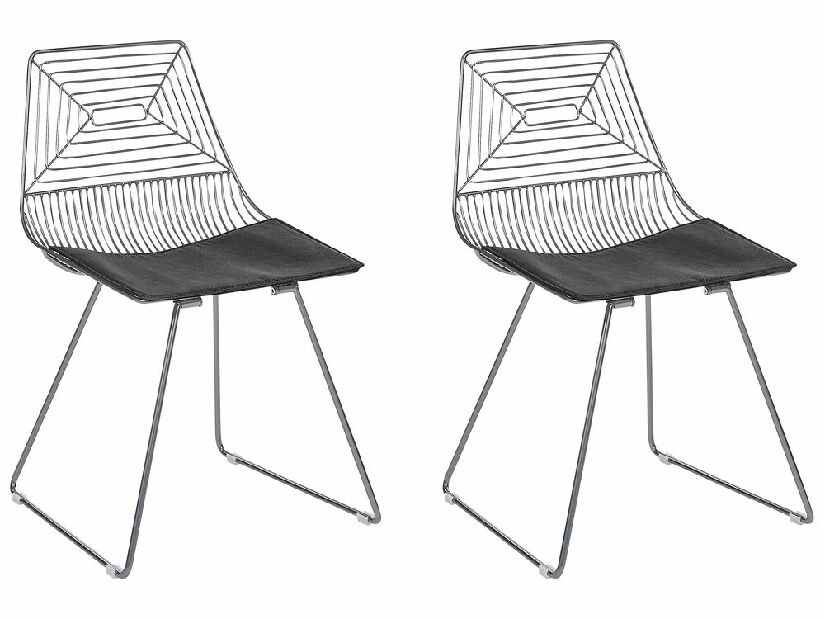 Set blagovaonskih stolica (2 kom.) Bricio (srebrna)
