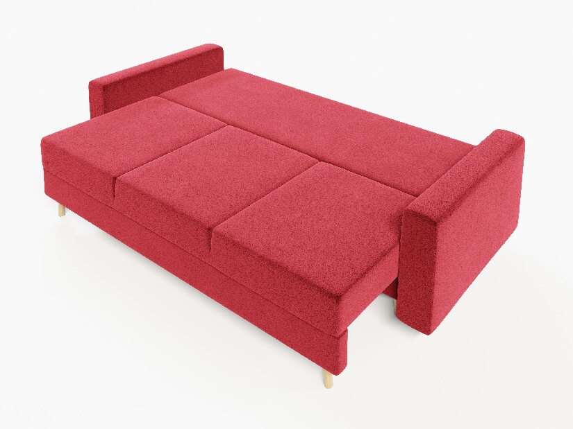 Kauč na razvlačenje Kineton (crvena)
