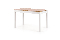 Blagovaonski stol Kymberly (hrast sonoma + bijela) (za 4 osobe)  