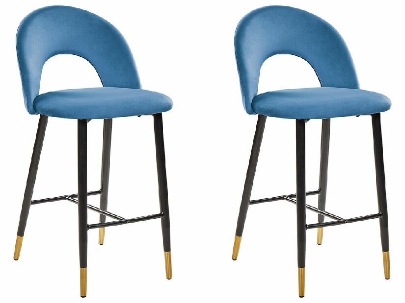 Set barskih stolica (2 kom.) Fabian (plava)