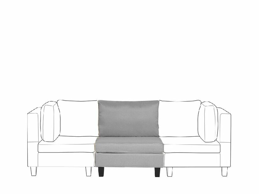 Modul stolice FELLE (poliester) (svijetlo siva)