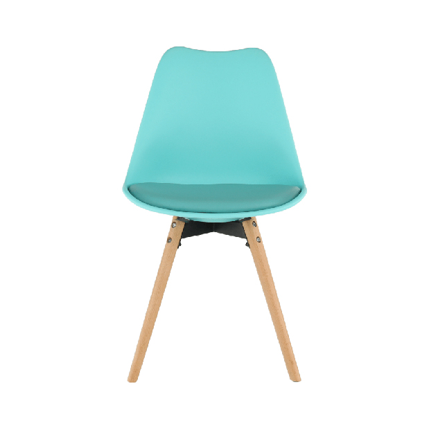 Blagovaonska stolica Samim (boja mentola + bukva) 