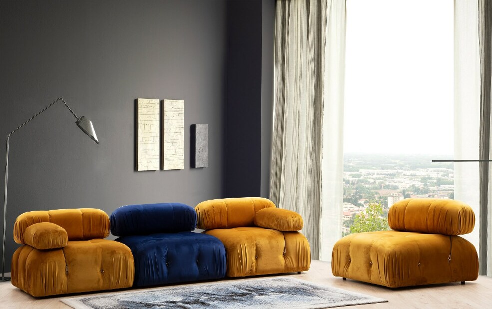 Fotelja Bubel (boja senfa)
