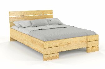 Bračni krevet 160 cm Lorenskog High (bor)  