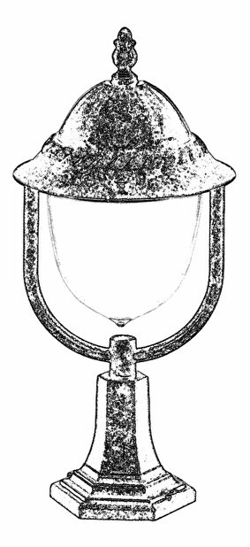 Vanjska zidna svjetiljka Mikayla (smeđa)