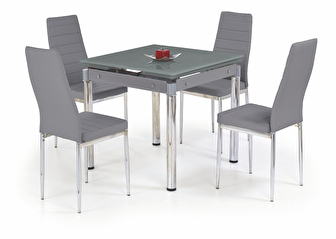Blagovaonski stol Kent siva(za 4 osobe)