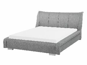 Bračni krevet 140 cm NICE (s podnicom) (siva)