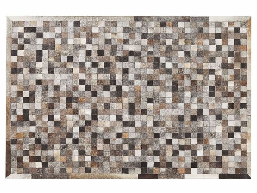 Tepih 140x200 cm ALUMUR (patchwork smeđa)