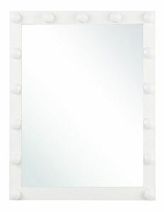 Zidno ogledalo Odeza (bijela)