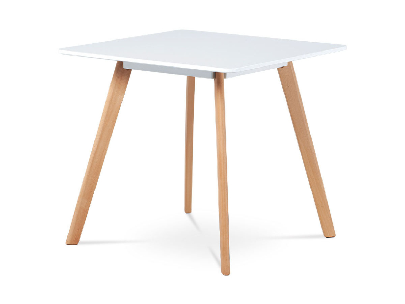 Blagovaonski stol Derwen-606-WT (bijela + bukva)