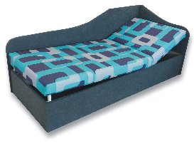 Jednostruki krevet (kauč) 80 cm Abigail (Gusto 4A + siva 81) (D)