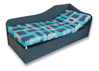 Jednostruki krevet (kauč) 90 cm Abigail (Gusto 4A + siva 81) (D)