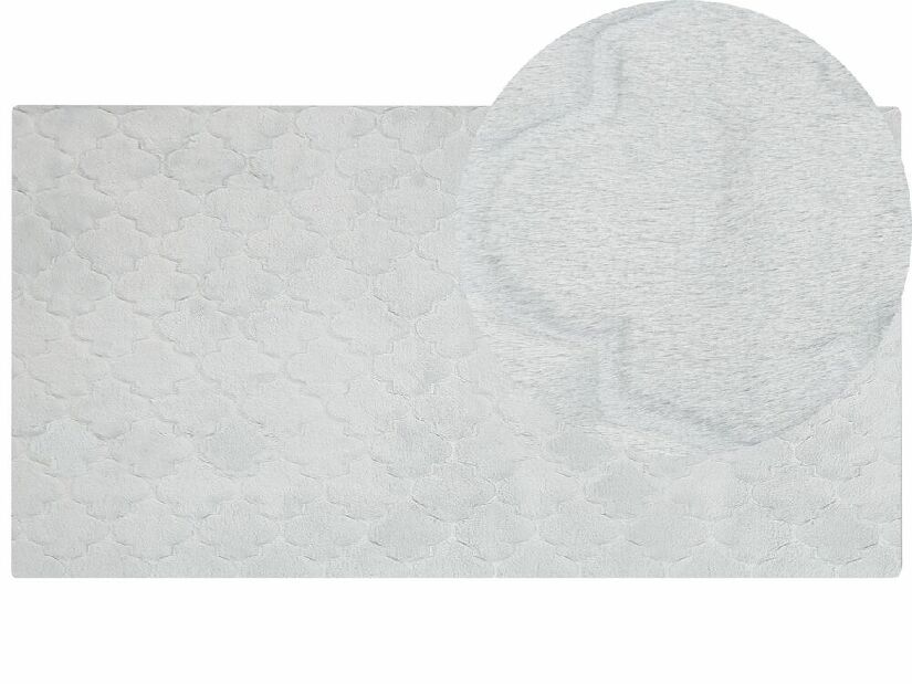 Tepih od umjetnog krzna 80 x 150 cm Gharry (svijetlosiva)