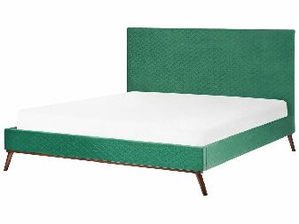 Bračni krevet 180 cm Betuel (zelena) (s podnicom)