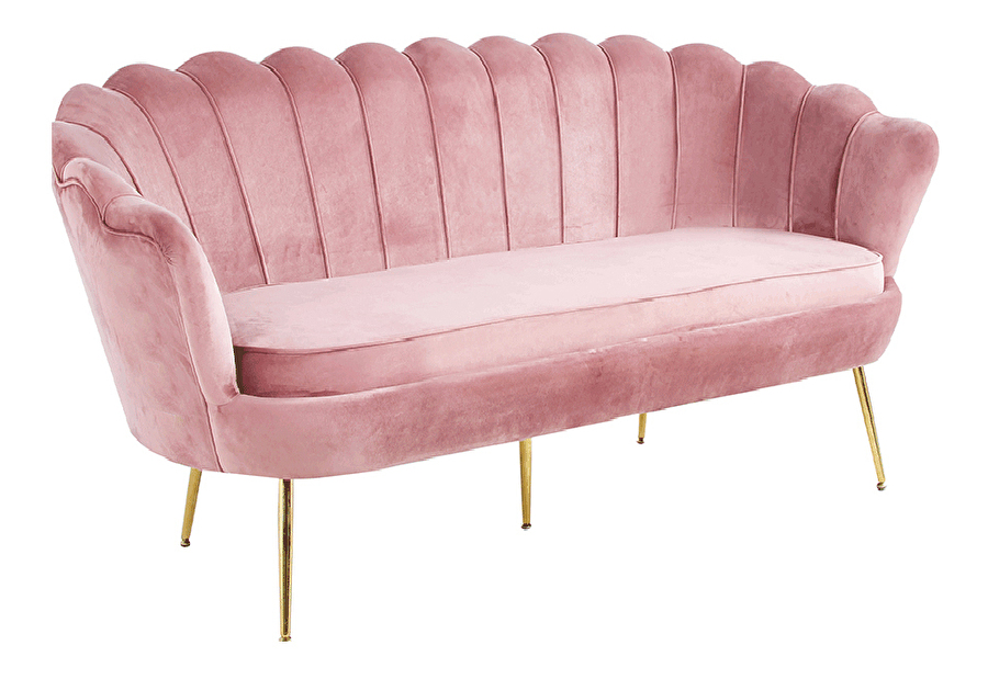 Sofa Nico (ružičasta + zlatna)