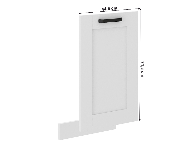 Vrata za perilicu posuđa Lesana 1 (bijela) ZM 713x446 