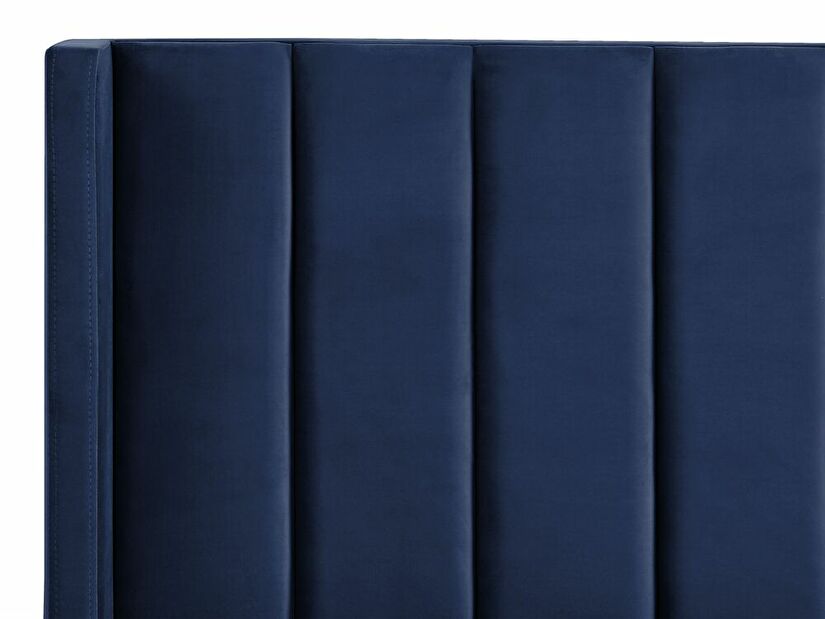 Bračni krevet 160 cm Vue (plava) (s podnicom)