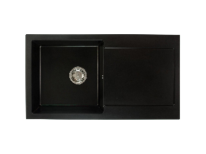 Kuhinjski sudoper Adaxa (crna) (sa 2 otvora za bateriju) (D)
