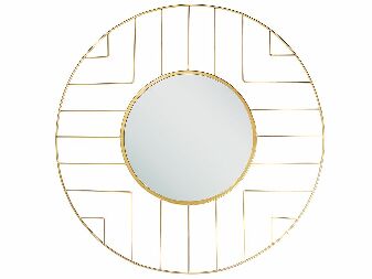 Zidno ogledalo Harlow (zlatna)