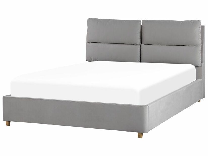 Bračni krevet 140 cm Batil (siva) (s podnicom) (s prostorom za odlaganje)
