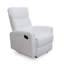 Fotelja za opuštanje Sylris (bijela)  