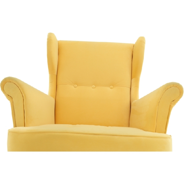 Fotelja Rytu (žuta + wenge) 