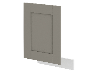 Vrata za ugradbenu perilicu posuđa Lucid ZM 446 x 570 (claygrey + bijela)