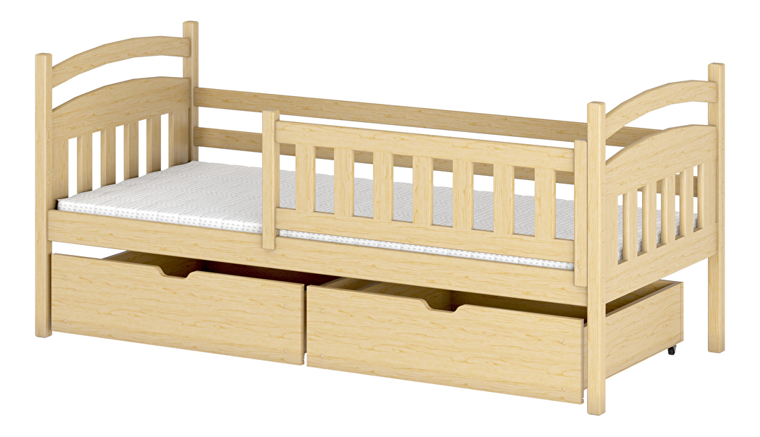Dječji krevet 90 x 190 cm Tarra (s podnicom i prostorom za odlaganje) (borovina)