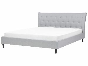 Bračni krevet 180 cm SANTORI (s podnicom) (siva)