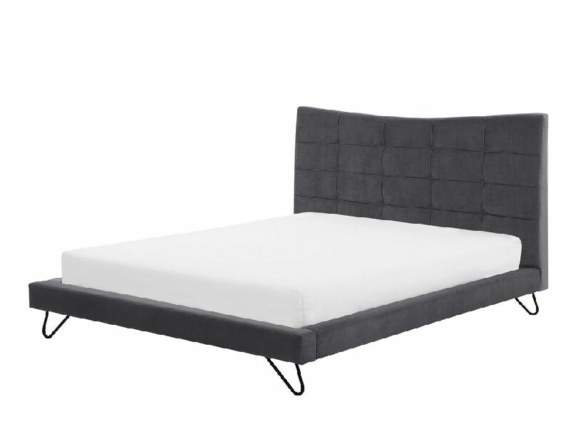 Bračni krevet 180 cm LANEL (s podnicom) (siva)