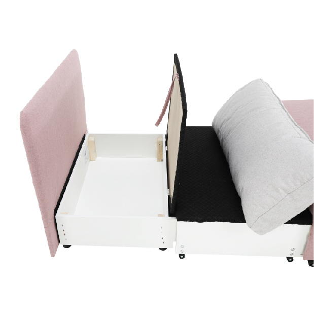 Fotelja Kotu New (ružičasta + svjetlosiva) *rasprodaja