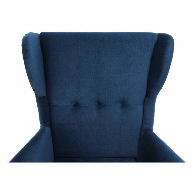 Fotelja Rytu (plava + orah) 