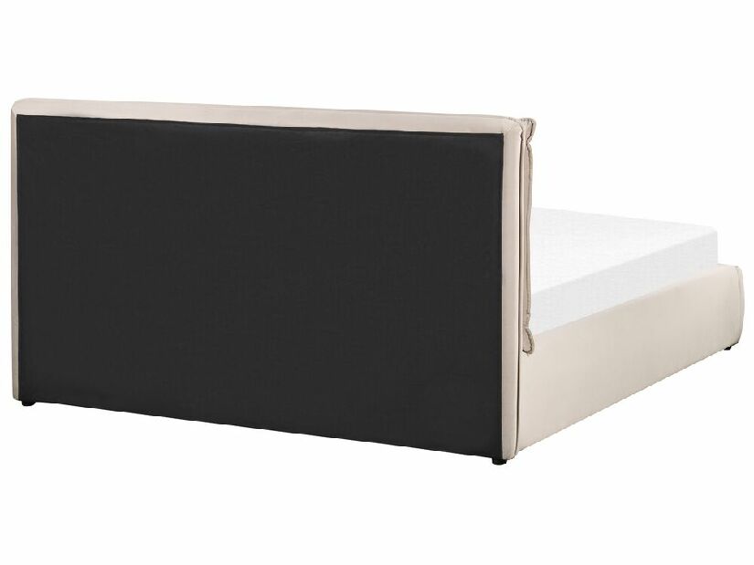 Bračni krevet 160 cm Berit (bež) (s podnicom) (s prostorom za odlaganje)