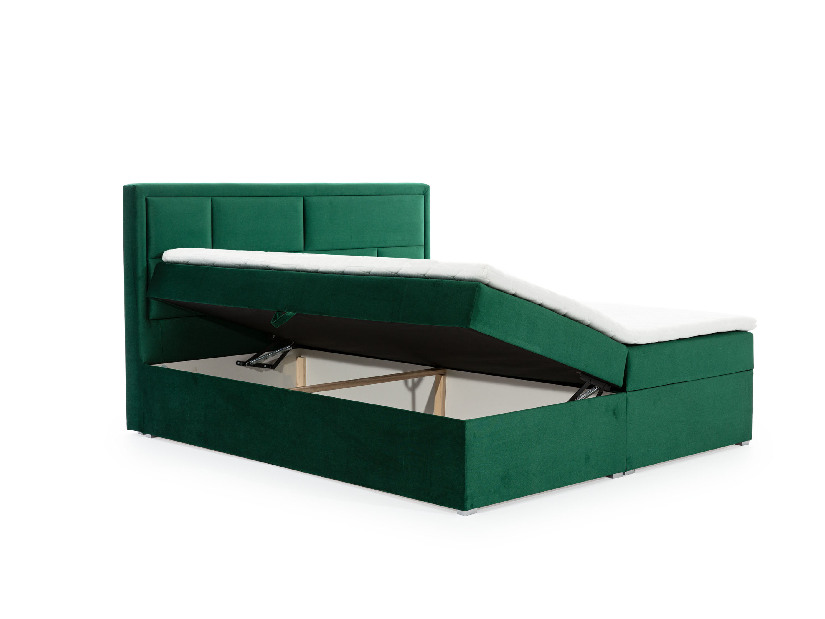 Bračni krevet Boxspring 180 cm Menera (zelena)