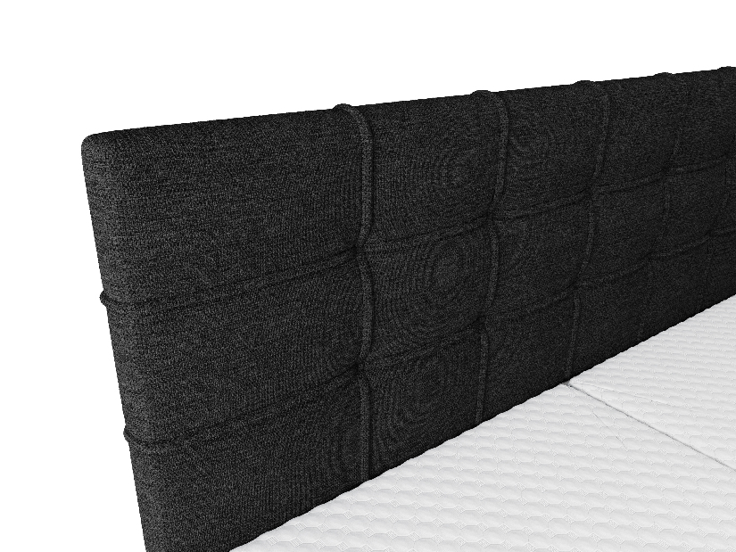 Jednostruki krevet 120 cm Infernus Bonell (crna) (s podnicom, s prostorom za odlaganje)