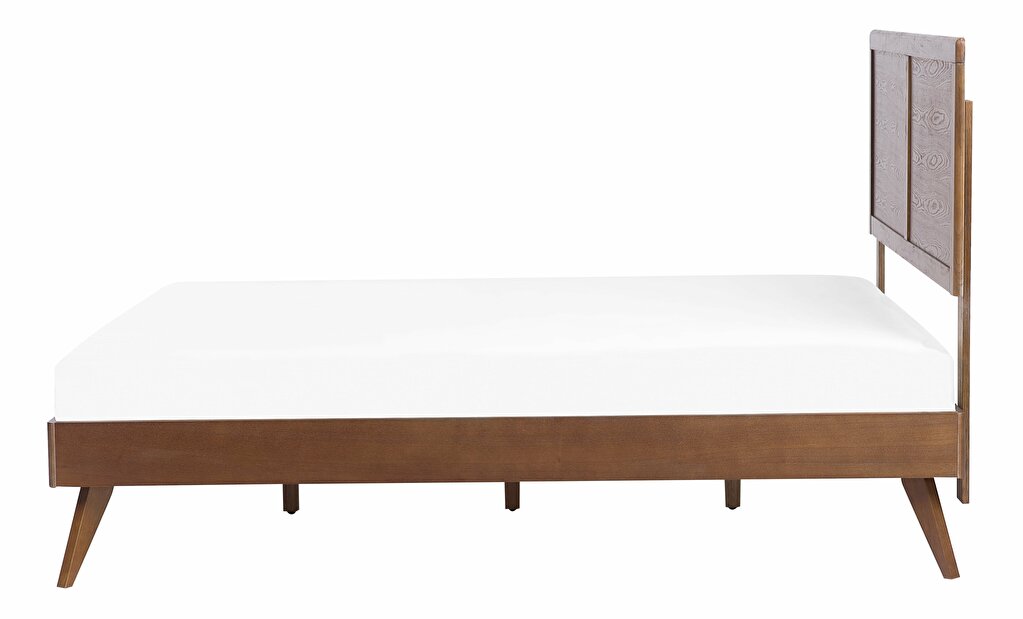 Bračni krevet 180 cm ISTA (s podnicom) (tamno drvo)