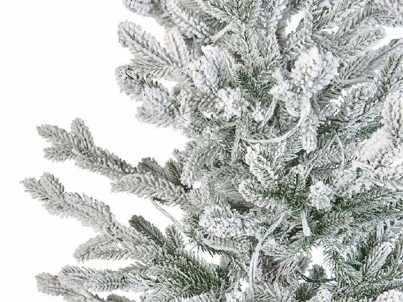 Božićno drvce 180 cm Bresco (bijela) (s rasvjetom)