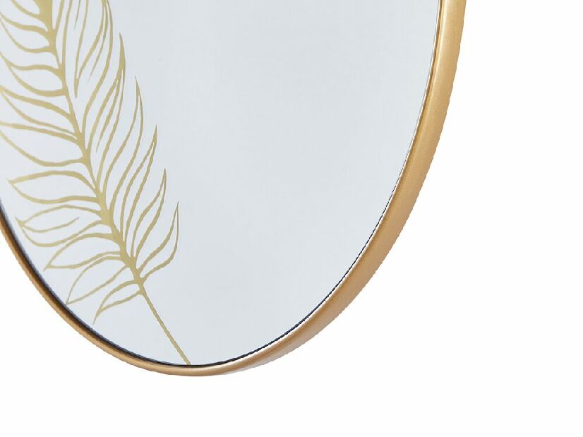 Zidno ogledalo Shell (zlatna) 