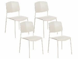 Set blagovaonskih stolica (4 kom.) Augustino (bež)