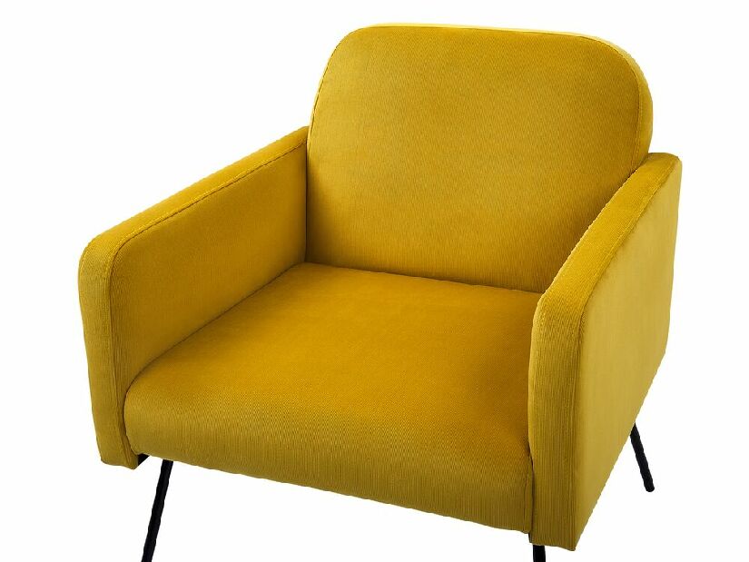Fotelja NORK (baršun) (žuta)