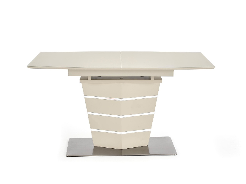 Blagovaonski stol na razvlačenje 140-180 cm Suena (bijela + srebrna) (za 6 do 8 osoba)