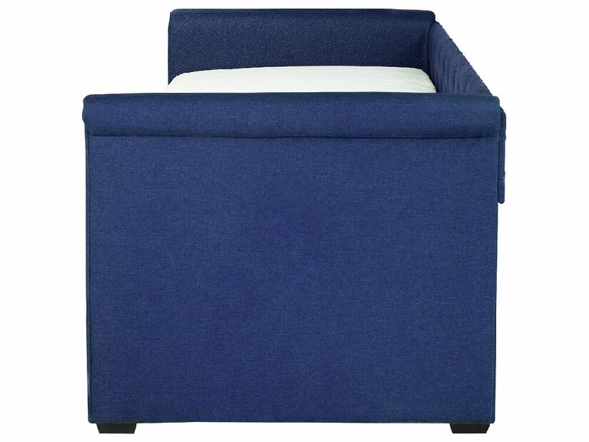 Krevet na razvlačenje 80 cm LISABON (s podnicom) (plava)