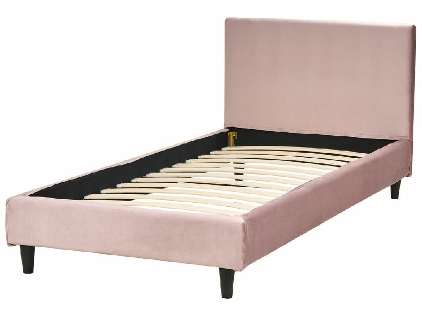 Jednostruki krevet 200 x 90 cm Ferdinand (ružičasta) (s podnicom)