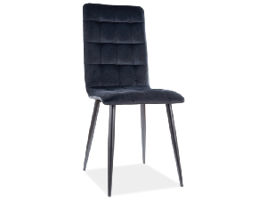 Blagovaonska stolica Olivie (crna + crna)