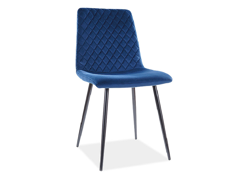 Blagovaonska stolica Isaac (plava + crna)