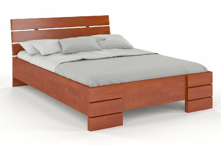 Bračni krevet 160 cm Lorenskog High (bukva)