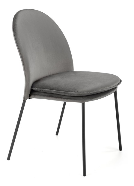 Blagovaonska stolica Kemis (siva + crna)