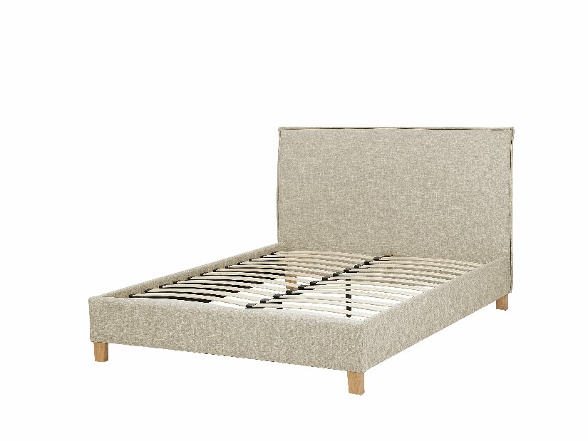 Bračni krevet 140 cm SANCHEZ (s podnicom) (bež)